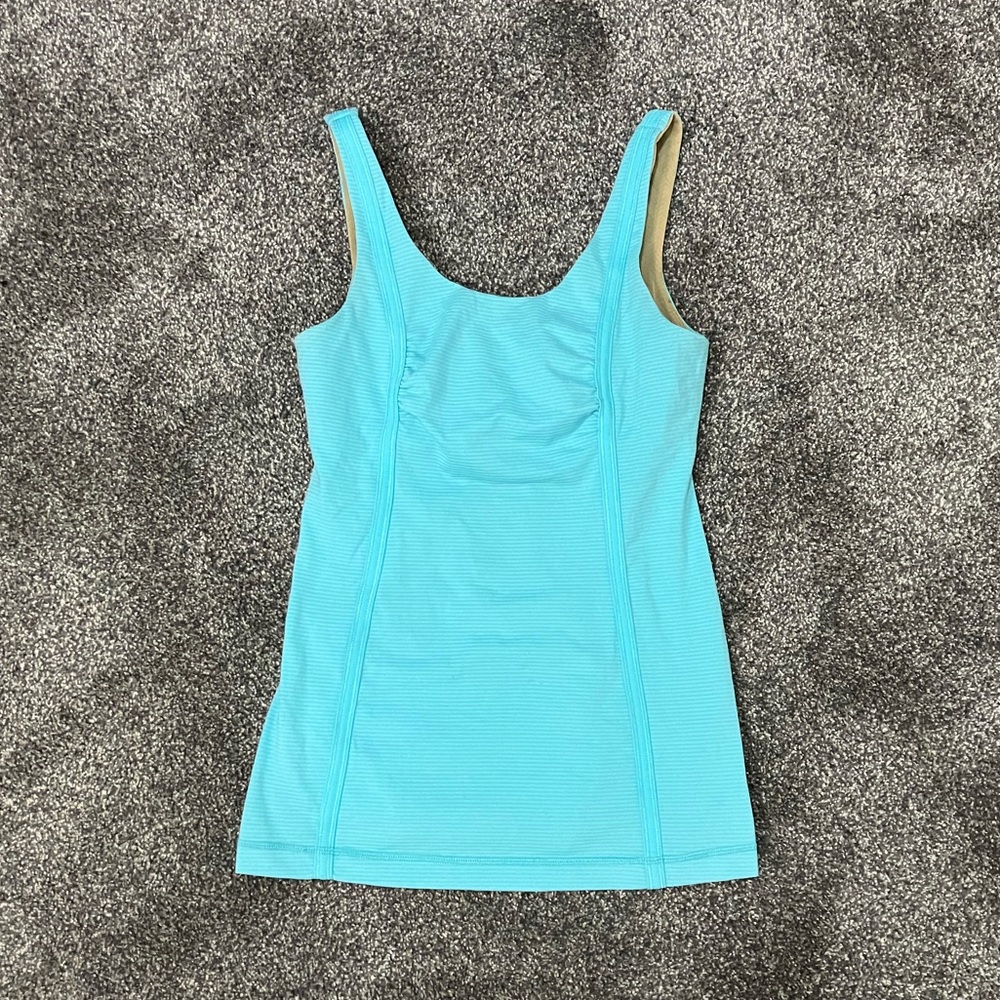 Lululemon blue tank top